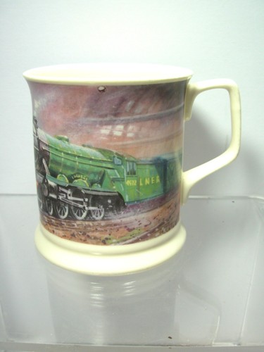 Fine bone china mug decorated - bone,