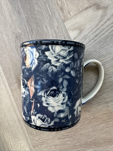 Past times roses navy blue - navy,