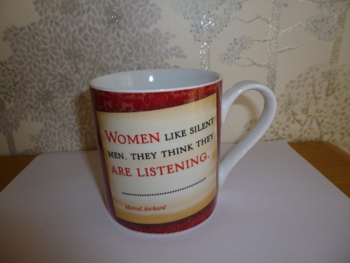 Past times listening wives mug - listening,